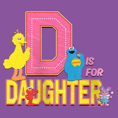 Girl's Sesame Street D is for Daughter T-Shirt2