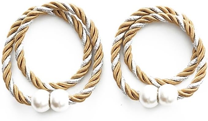 FMURY No Punching No Installation Pearl Curtain Magnetic Buckle Curtain Strap Curtain Buckle(White-Patch Five-Pointed star4)