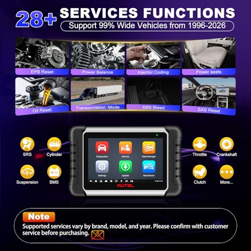 Autel Obd2 Scanner Diagnostic Tool MaxiCOM MK808Z: 2026 Bidirectional Scan Tool, 28+ Service, Active Tests Scanner for Car, All System OBD2 Diagnostics Car Scanner for DIY, Mechanic and Small Shops - Image 5