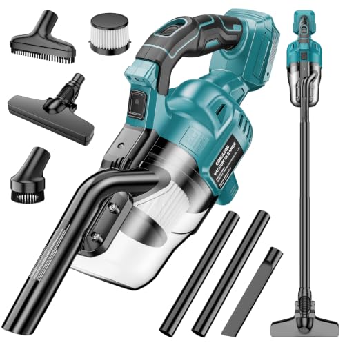 Image of Cordless Handheld Vacuum Cleaner Compatible with Makita 18V Battery