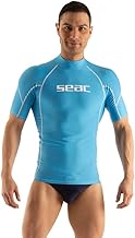 SEAC RAA Short EVO Man, Camiseta Rash Guard para Snorkeling y natación con protección UV.