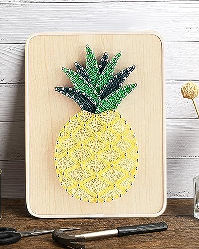 Image of DIY String Art Kit for Beginner, DIY Pineapple Craft Kit,Unique Gift,Craft Kit for Holidays