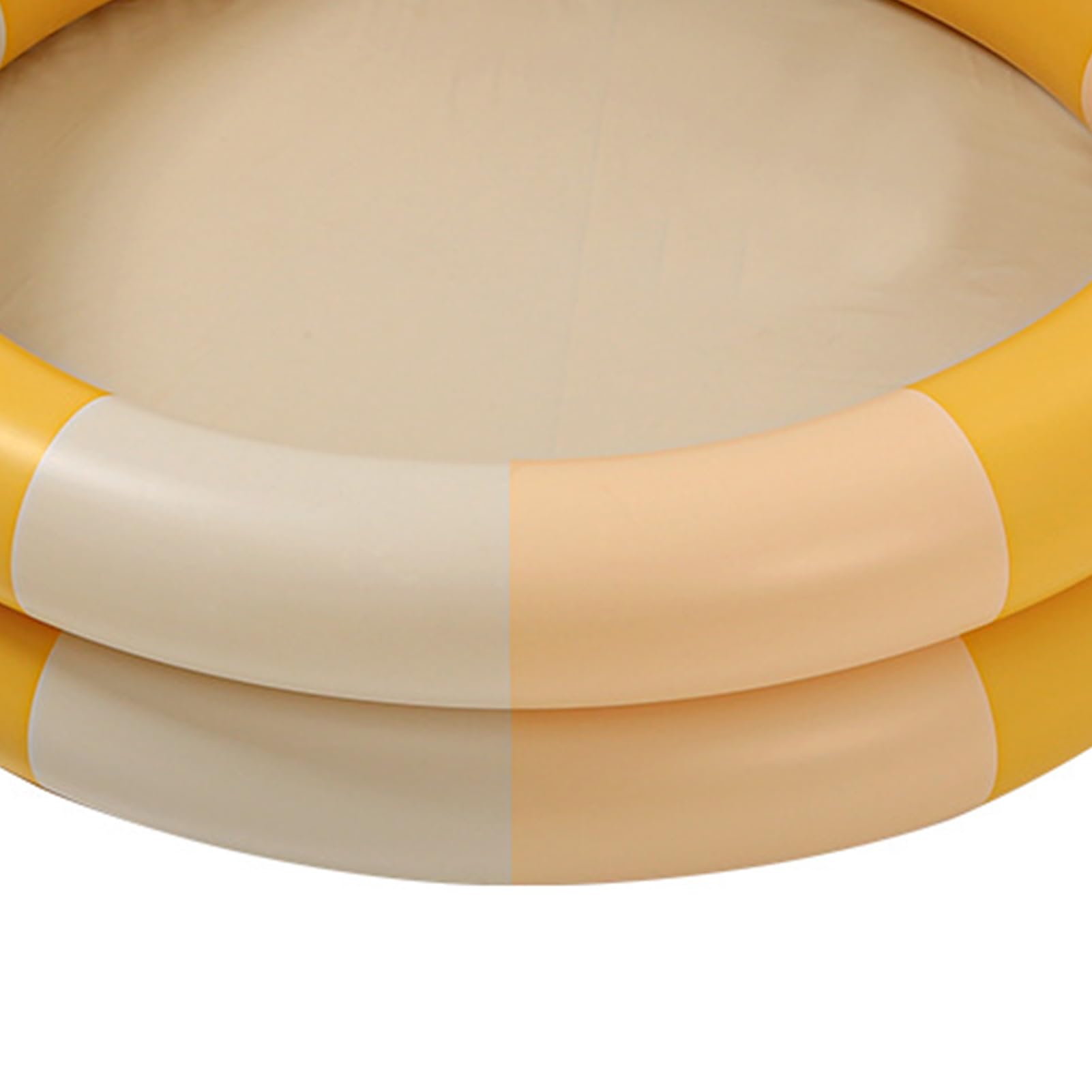 Piscina Infantil Inflable Piscina Inflable Bebé Retro Piscina Inflable Familia Estilo Lindo Piscina de Agua Engrosada para Juegos en Interiores o Exteriores (Raya Amarilla)