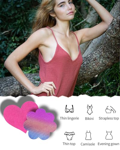 Image of CICKEE Pasties Rave Pack 27 Pairs Multicolor Nipple Covers Pasties Glitter Pasty