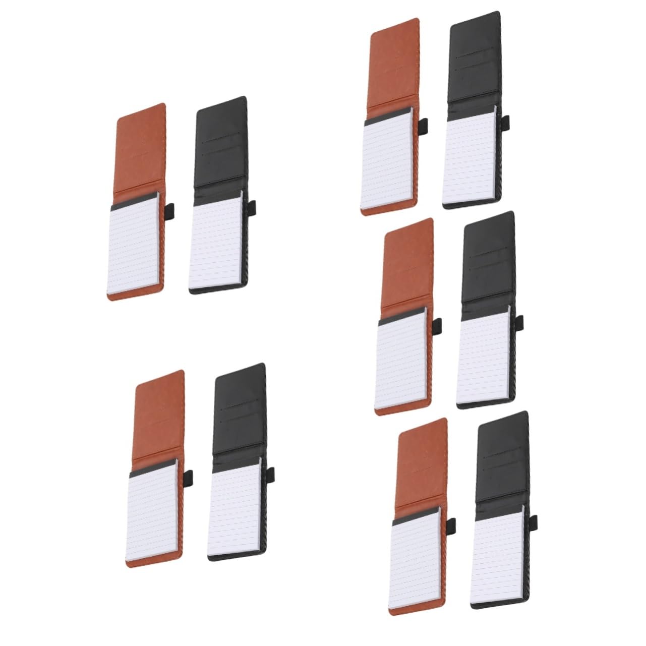 SHINEOFI 10pièces Cahiers De Notes Lignés Pu Bloc-notes Portable Pour Étudiants Et Décoratifs Et Écrire Inspirations