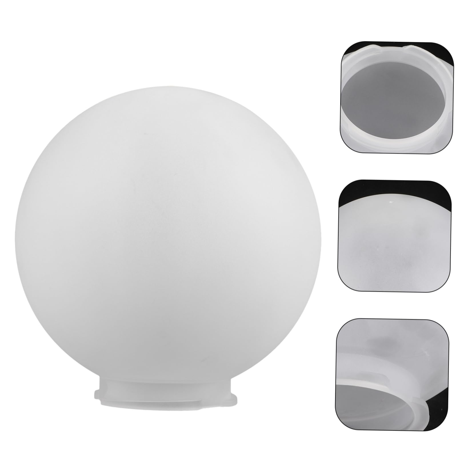 Abat-jour Sphérique Acrylique Transparent Pour Lampadaire Extérieur - Décoration Jardin