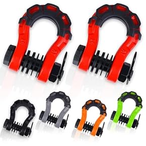 Amazon.co.jp: シャックル - ウインチアクセサリ: 車＆バイク