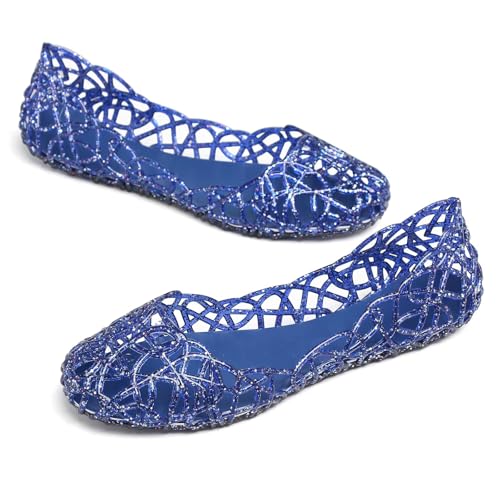Image of Dear Time Women Flat Heel Summer Beach Jelly Shoes