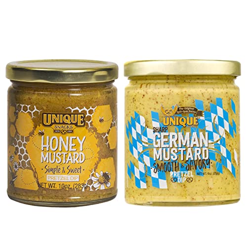 Unique Snacks Bundle Pack, 6 Pack Original Splits, 1 Pack German Mustard and 1 Pack Honey Mustard image 4