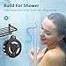 EBODA Bluetooth Shower Speaker, Portable Bluetooth Speakers, IP67 Waterproof Wireless Speaker with LED Light, Floating, 2000mAh, True Wireless Stereo for Kayak, Beach, Gifts for unisex -Black