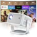 [ 800 ANSI Lumens ] 4k Projector 1080P Native, Electric Focus/Auto Keystone, Smart Proyector with Apps Built-in, WiFi and Bluetooth Projector for Home/Outdoor Movies/Bedroom (2026 Upgrade, L018-Grey)