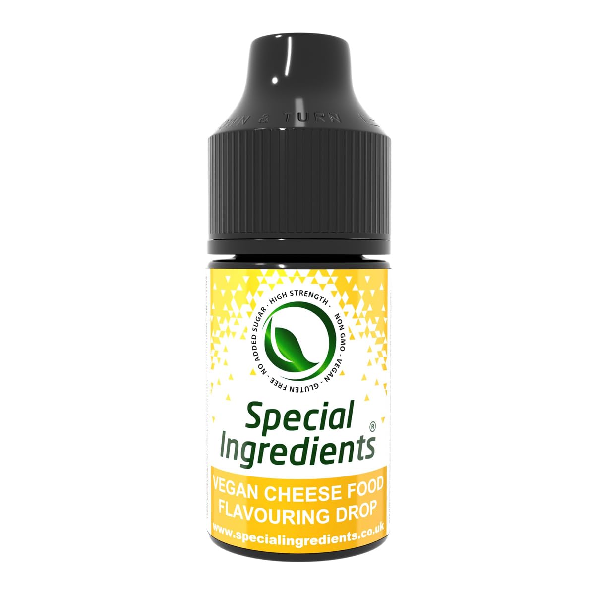 Special Ingredients Flavour Drops Vegan Cheese, 1 L | Veganer Käse-Geschmackstropfen, Lebensmittelaroma, Vegane Geschmackstropfen, Für Backen, Speisen und Getränke, Zuckerfrei