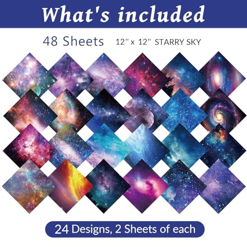 Papier à motif galaxie pour personnaliser votre bulletin et créer un décor mural