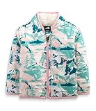 THE NORTH FACE Baby Reversible Mossbud Jacket, Wasabi Snow Peak Mountains Print, 18-24 Months