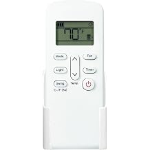 New AC Remote Control for LG Portable Air Conditioner LP1220GSR LP0821GSSM LP0820WSR LP0621WSR LP0721WSR LP1420BHR LP1021BHSM LP1021BSSM LP1420BSR LP1020WSR 7,000 8,000 9,000 10,000 BTU, with Holder