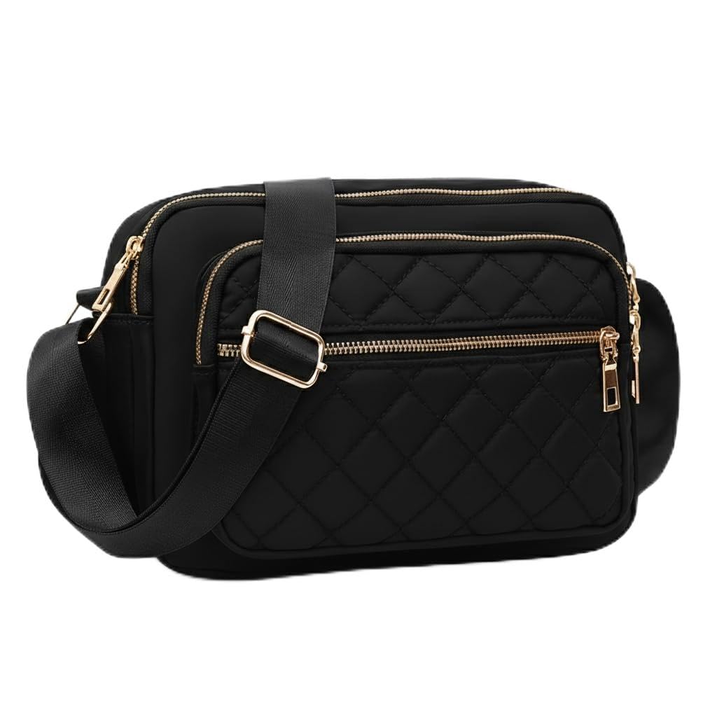 wildhorn Nylon Crossbody Bag for Women | Multi-Pocket Shoulder Sling Purse with Adjustable Strap | Lightweight Travel Messenger Bag-picture-30