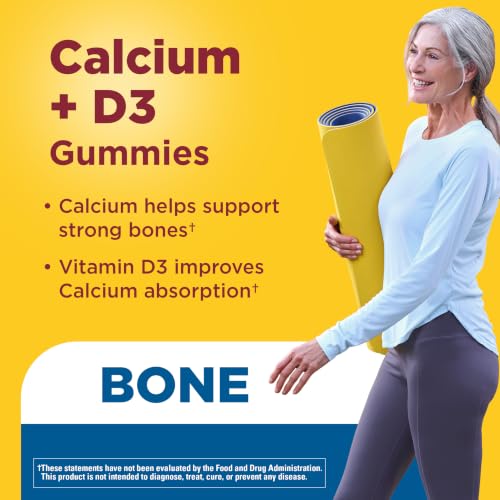 Nature Made Calcium Gummies 500 mg per Serving with Vitamin D3, 80 Gummies - image 3