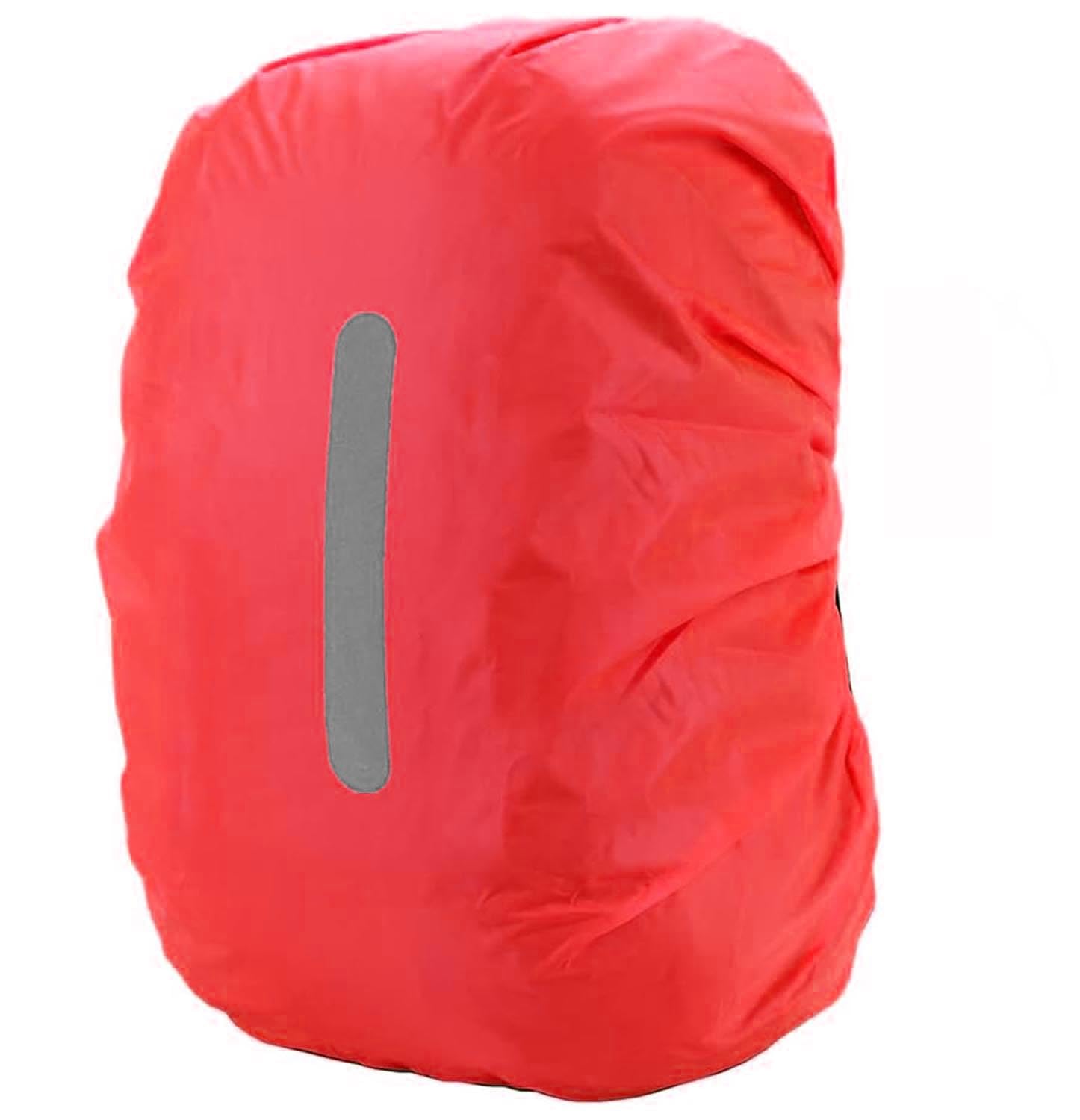 PINEPAN Regenschutz für Rucksäcke mit reflektierenden Streifen, 15L-100L, wasserdichter Rucksack-Regenschutz, Schultasche für Wandern, Camping, Reisen, Radfahren