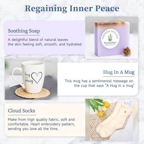Mystgifder Forget Me Nots Sympathy Gift Baskets Bereavement Gifts For Loss Of Loved One Mother Father Condolences Rememberance Grief Gifts Funeral Sorry For Your Loss Hug Gift Ideas For Women thumb #5