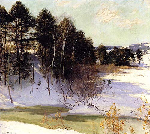 Peinture Thawing Brook de Metcalf, toile à l'huile haut de gamme pour salon