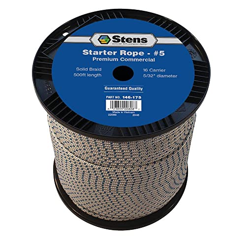 Stens 500' Solid Braid Starter Rope 146-175#5 Solid Braid