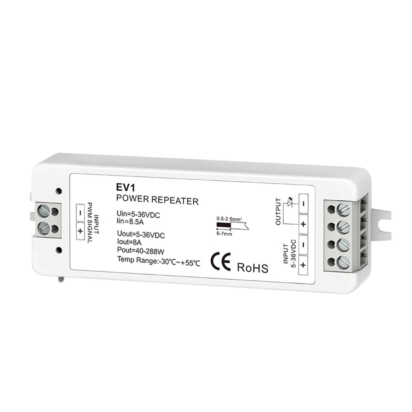 Répéteur de puissance EV3 pour ruban LED RGB et amplification PWM - 7