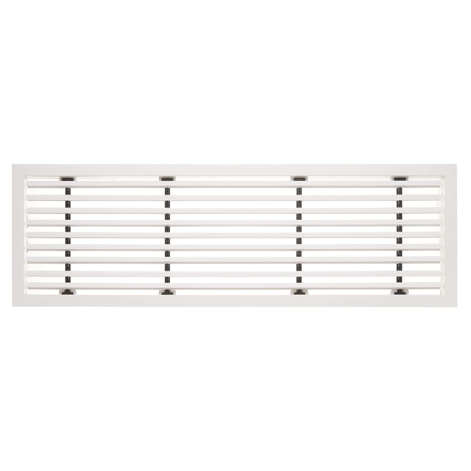 PATIKIL 1 Pcs Linear Bar Air Vent Grille, 20.4 x 6.6 Inch ABS Material Removable Air Supply Grille Linear Diffuser Ventilation Louvered Cover for Ceiling, Walls & Floors, White