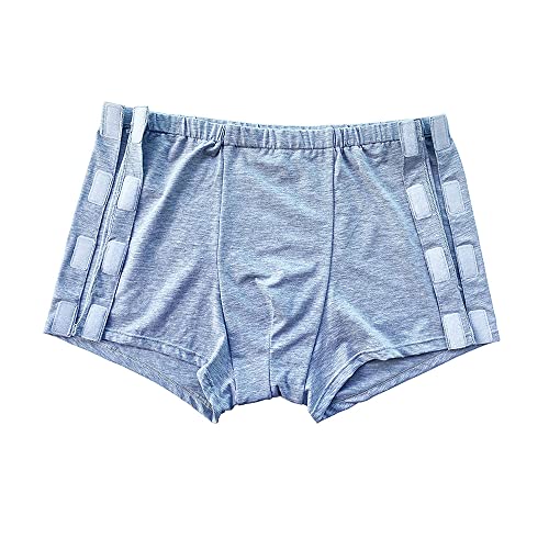 Mens Easy Adaptive Underwear Boxer With Magic Stick Closure, Pack of 24