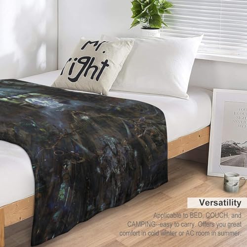 Couverture astronaute flannel 100x130cm cadeau idéal pour lit - 6