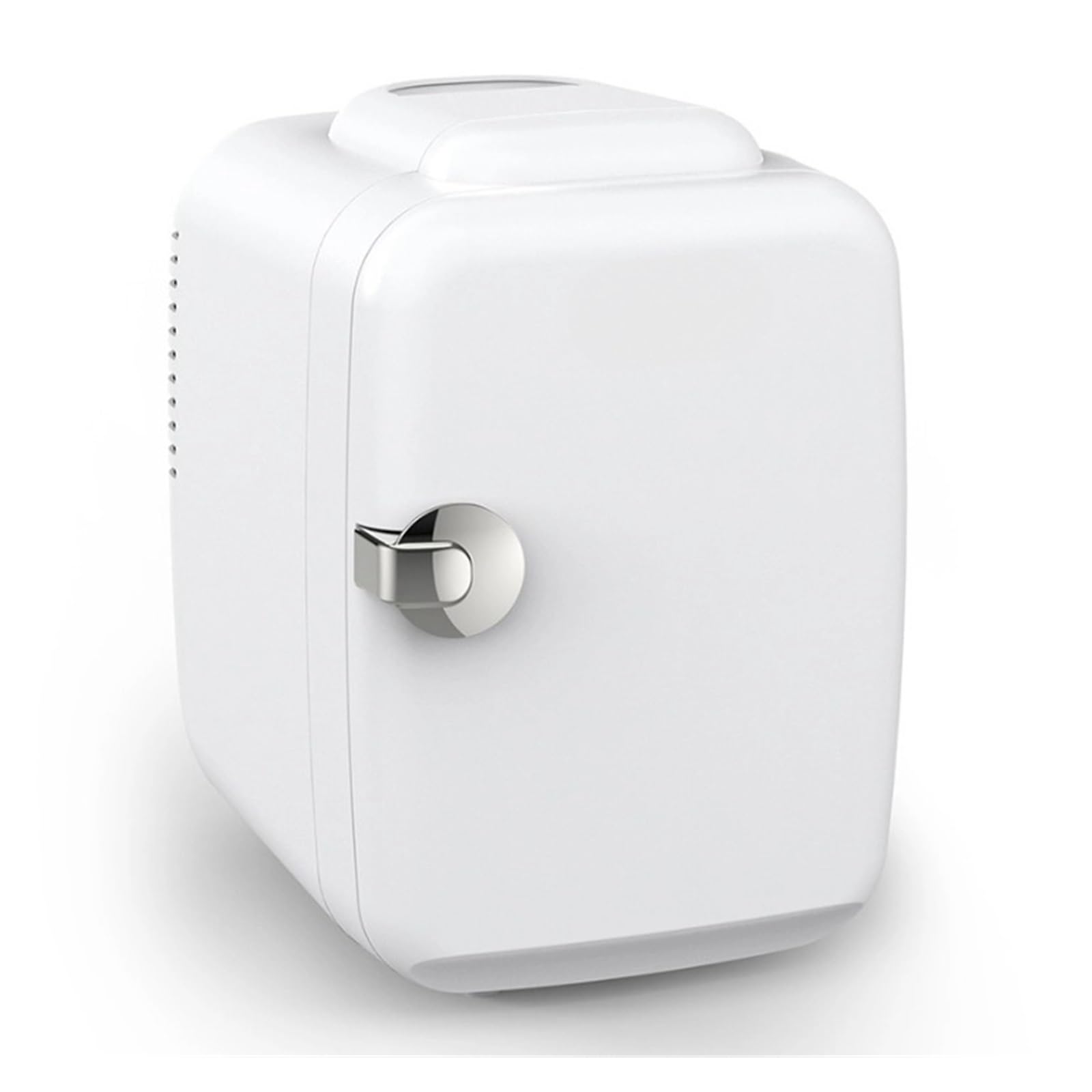 Mini refrigerador de 4L, 110 V, 220 V, for Belleza, Maquillaje, Cuidado de la Piel, refrigerador con calefacción y refrigeración, CA/CC, Mini refrigerador for automóvil(Pink)