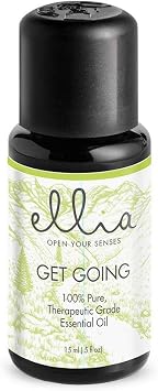 Ellia Diffuser Essential Oil | Get Going Blend| 15ml, 100% Pure, Therapeutic Grade