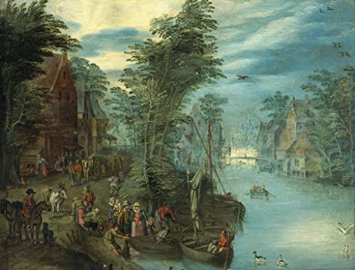 Imagen de lienzo de Jan el Viejo Brueghel para decoraciones del hogar en salones modernos