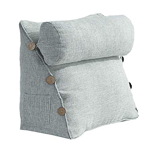 FYMDHB886 Triangle Hold Pillow Sofa Large Backrest Soft Bag Tatami Backrest Increase Lumbar Pillow Detachable Washable