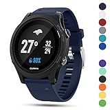 Feskio Garmin Forerunner 935 GPS Accessory Watch Band, 22mm Width Soft Silicone Quick Install Sport Watch Strap Bracelet Wristband for Garmin Forerunner 935 GPS Smart Watch