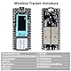 Wireless Tracker ESP LCD Display Binghe 868Mhz Wireless Tracker Unterstützt WiFi Bluetooth/LoRa/Gnss/Tracking und Positionierung GPS Typ-C Anschluss mit 2.4GHz Metall-Feder-Antenne