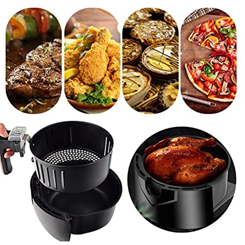 Air Fryer - Cesta de repuesto universal antiadherente, robusta bandeja de hierro fundido, accesorio universal para freidora de aire de 2,6 L/3,5 L