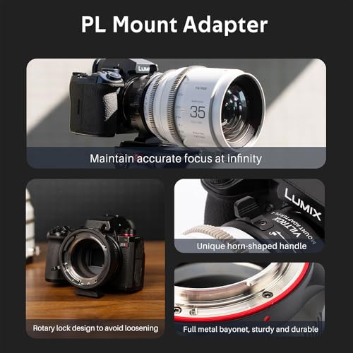 Image of VILTROX PL-X Mount Lens Adapter Manual Focus Lens Converter with Rotary Lock Compatible with PL Lens to Fujifilm X-Mount Cameras X-Pro1 X-Pro2 X-E1 X-E2 X-E2s X-E3 /X-H1 X-T1 X-T2 X-T3,etc