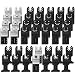 50 PACK Professional Pro Grade Wood/Bi-Metal Oscillating Saw Blades Universal Quick Release Multitool Tool Blade Japan Tooth for Bosch, Craftsman, DeWalt, Dremel, FEIN, Ridgid, TCH, Makita, Milwaukee