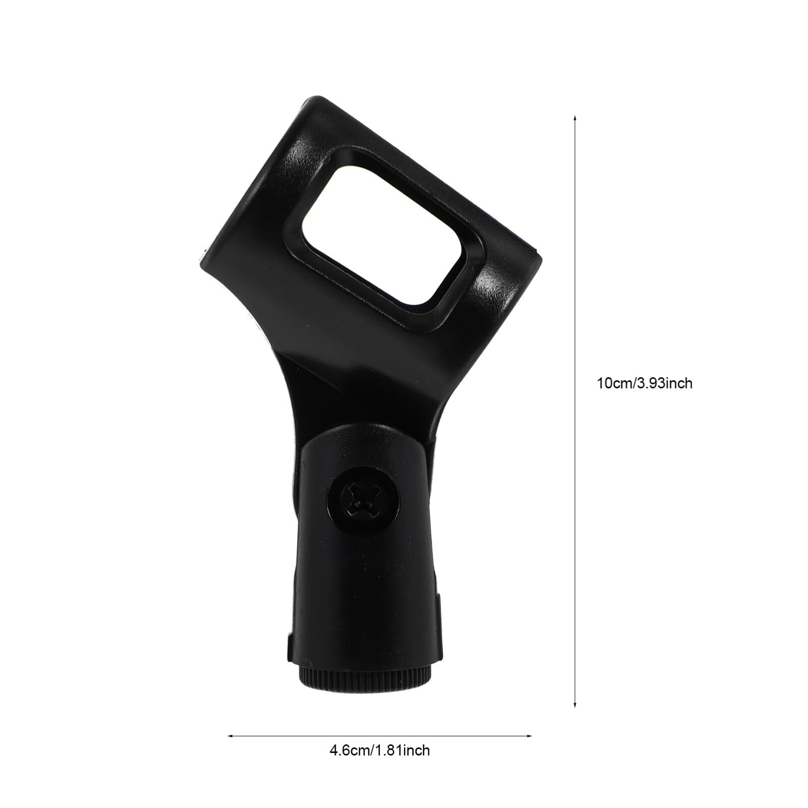 Abaodam 6 Pcs Microphone Clip Mic Holder Clip Microphones H- Shaped Microphone Stand Desktop Accessories Ktv Mic Clips Desktop Stand Sing Abs Bracket Clip To Rotate Handheld