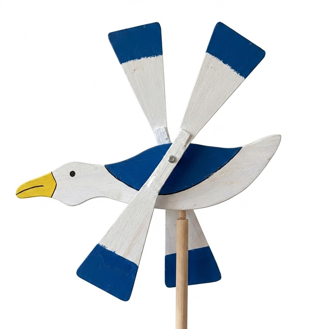 Windmühle Holz Angst Garten Repeller Gartendeko Natur Möwe