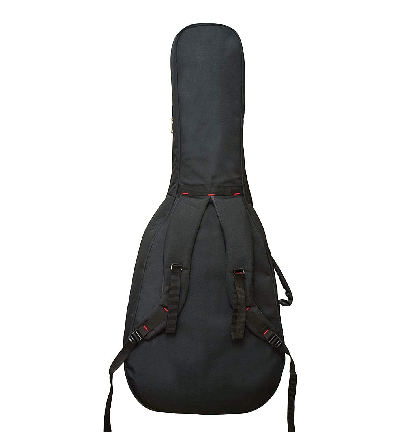 Grow wings Heavy Padded Guitar Bag With Cover Fender Soft Fabric 40 Inch Backpacks (Black) 1