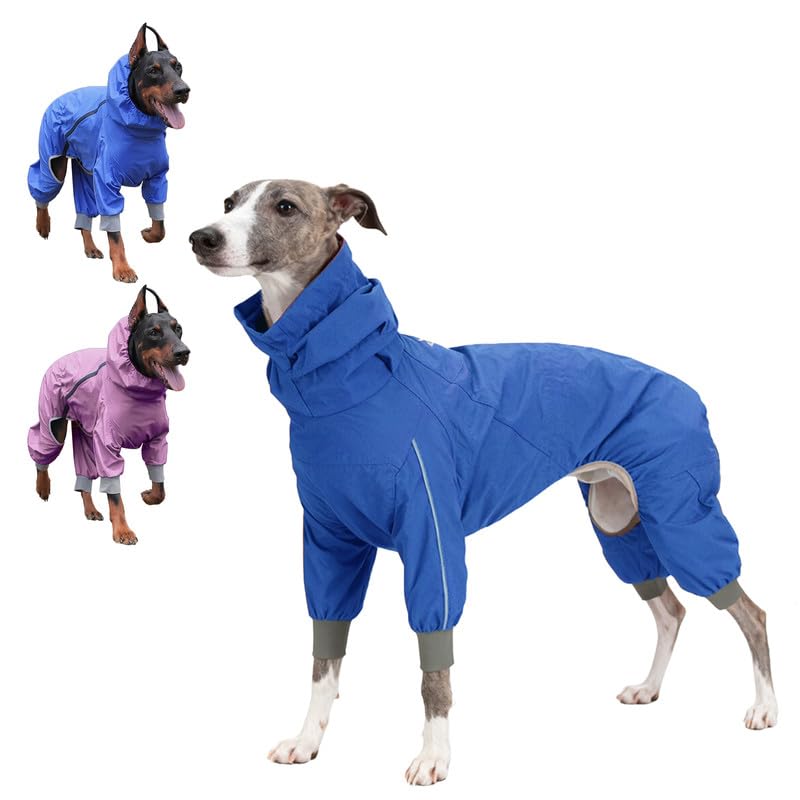 Rukka ペット用レインコート ブルー サイズ25 犬用品 Rukka ペット用レインコート ブルー サイズ25