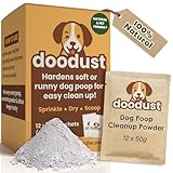 HOUNDGAMES Dog Poop Powder, Hardener, Solidifier, Drying Powder, Absorbent, Desiccant, Biodegradable, Pet-Safe, Poop Freeze, Dissolver for Yard
