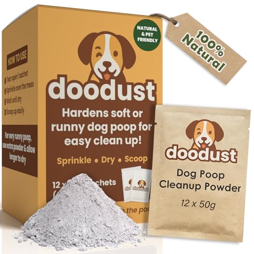 HOUNDGAMES Dog Poop Powder Hardener Solidifier Drying Powder Absorbent Desiccant Biodegradable Pet-Safe Poop Freeze Dissolver for Yard