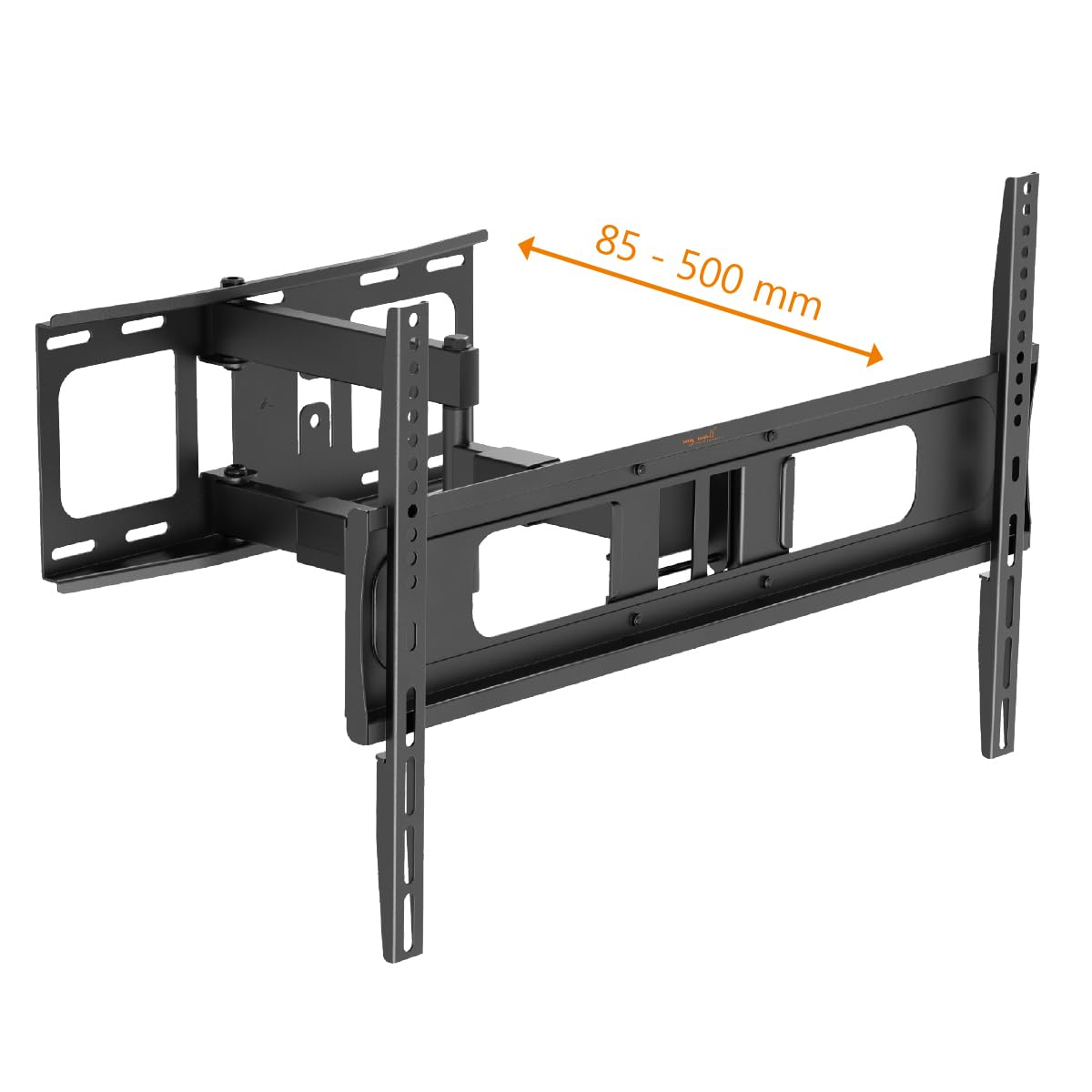 my wall Soporte de Pared para TV de hasta 86 Pulgadas, HP44L, orientable para 37-86 Pulgadas, inclinación y Giro, hasta 50 kg, gestión de Cables integrada