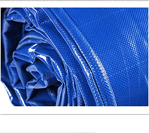 Bâche de protection résistante à l'eau toile cirée bleue 7x1m - 5