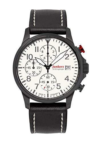Preisvergleich Produktbild Junkers Herren-Uhren Analog Quarz One Size Kalbsleder 87354768