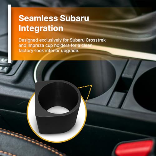 Insertos para portavasos pequeños para Subaru Crosstrek e Impreza miniatura 7