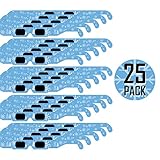 GSM Brands Christmas 3D Glasses - Holiday Specs Transform Lights into Magical Snowflake Image (25 Pack)