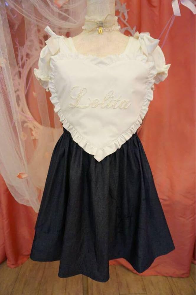 Amazon.co.jp: ローズマリーソワール ハートエプロンワンピ